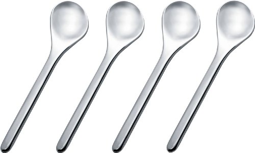 Algopix Similar Product 2 - Alessi Set of Four Coffee Spoons