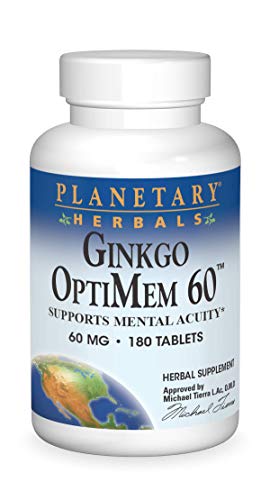 Algopix Similar Product 6 - Planetary Herbals Ginkgo Optimem 60