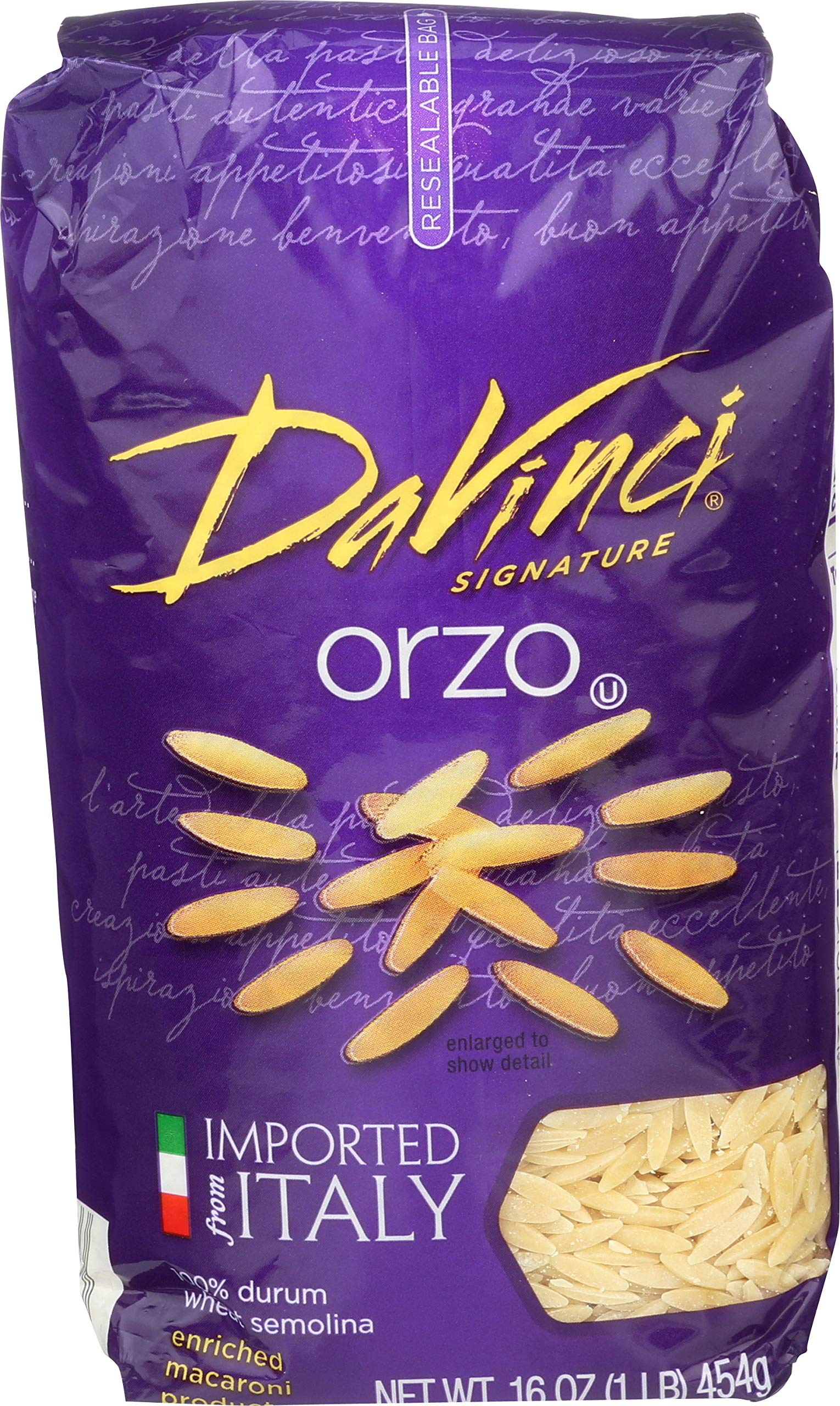 Algopix Similar Product 11 - DaVinci Signature Orzo 16 Ounce