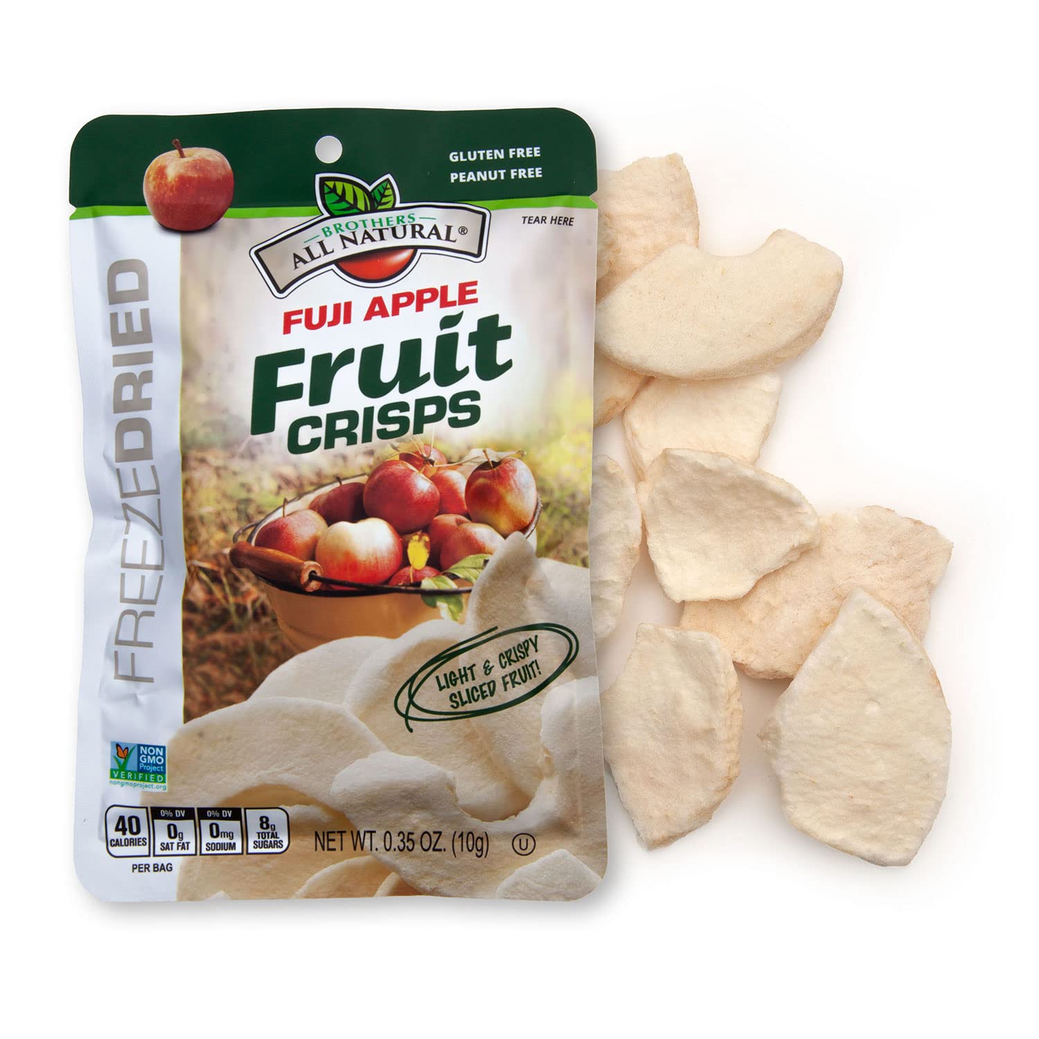Algopix Similar Product 17 - BrothersALLNatural Fuji Apple Crisps
