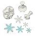Algopix Similar Product 9 - PME Plunger Cutters, Snowflake, 3-Pack
