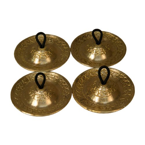 Algopix Similar Product 8 - Finger Cymbals, Cast, Engraved, 5.5cm