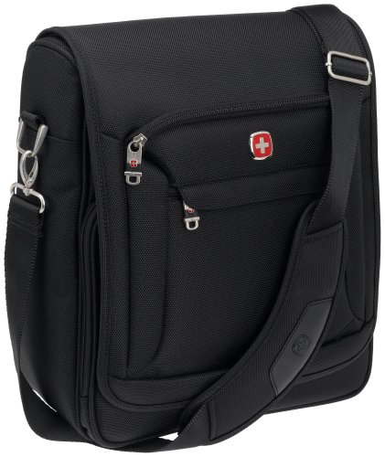 Algopix Similar Product 4 - SwissGear Computer Messenger Bag (Black)