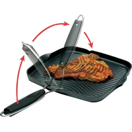 Algopix Similar Product 9 - Starfrit Grill Pan 10x10 wFoldable