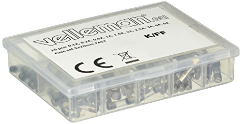 Algopix Similar Product 13 - Velleman KFF Fuse Set 100Pcs 5 X 20mm