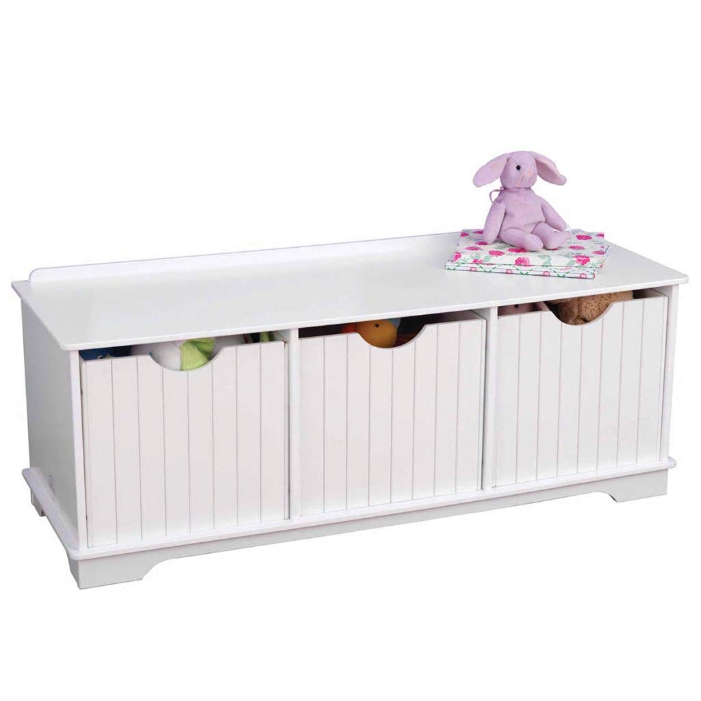 Algopix Similar Product 1 - KidKraft Nantucket Wooden Storage Bench