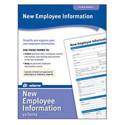 Algopix Similar Product 12 - New Employee Information Made E-Z HR117