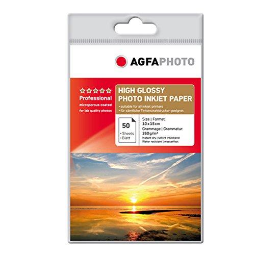 Algopix Similar Product 3 - Agfa 10x15cm 260gsm Professional Heavy
