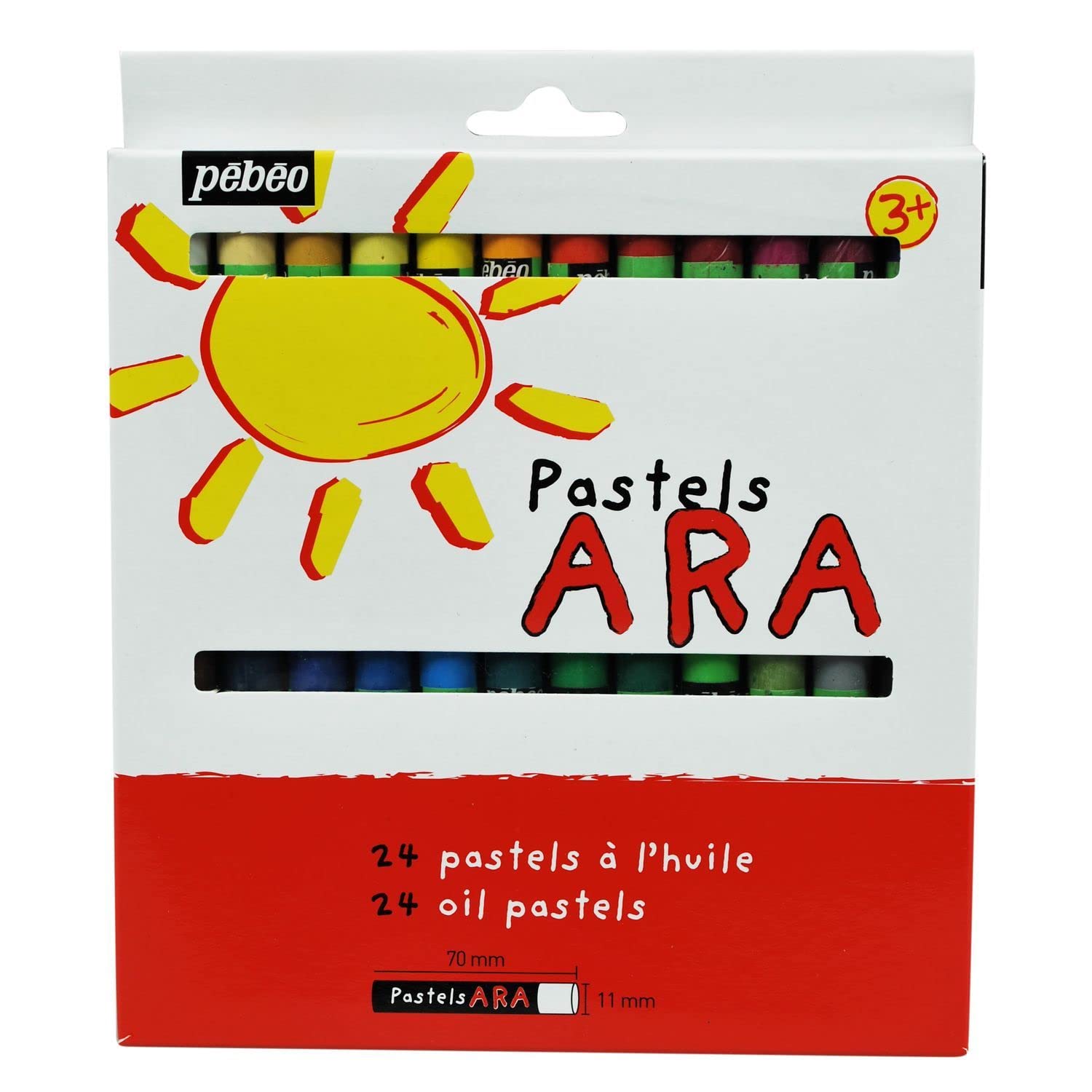 Algopix Similar Product 8 - Pebeo 41787 Oil Pastel Pencil Length