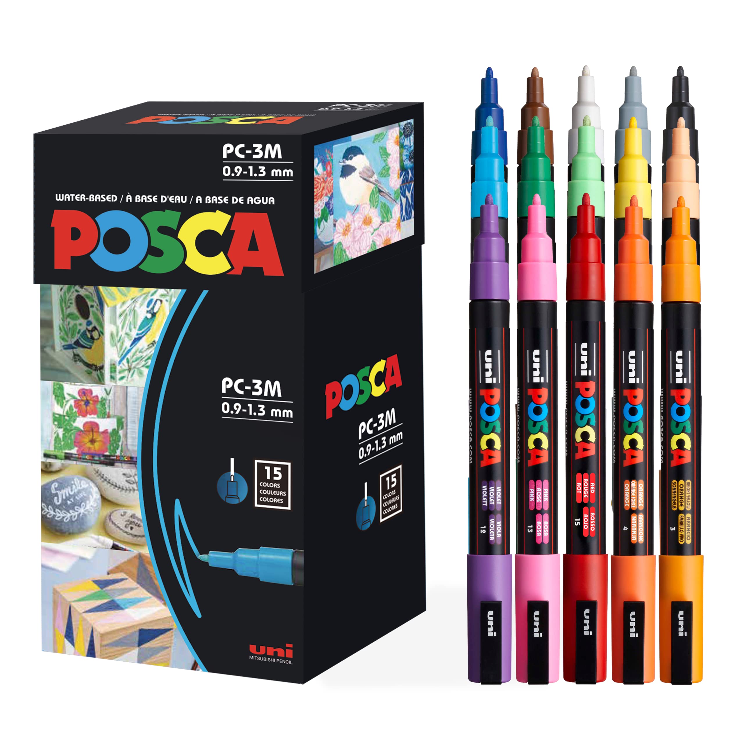 Algopix Similar Product 10 - posca Paint Markers 3M Fine Point