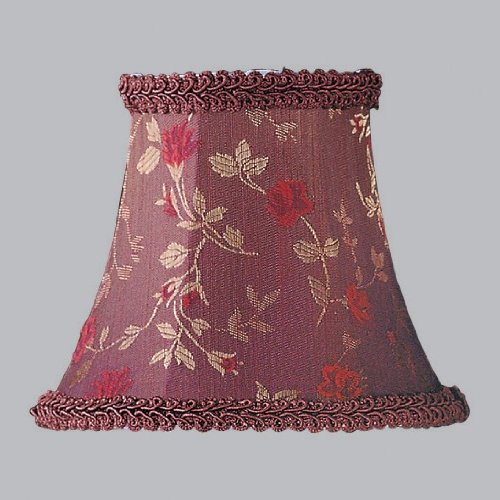 Algopix Similar Product 14 - Livex S275 Chandelier Shade Burgundy