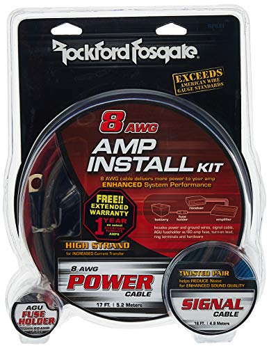 Algopix Similar Product 7 - Rockford Fosgate 8 AWG Amplifier