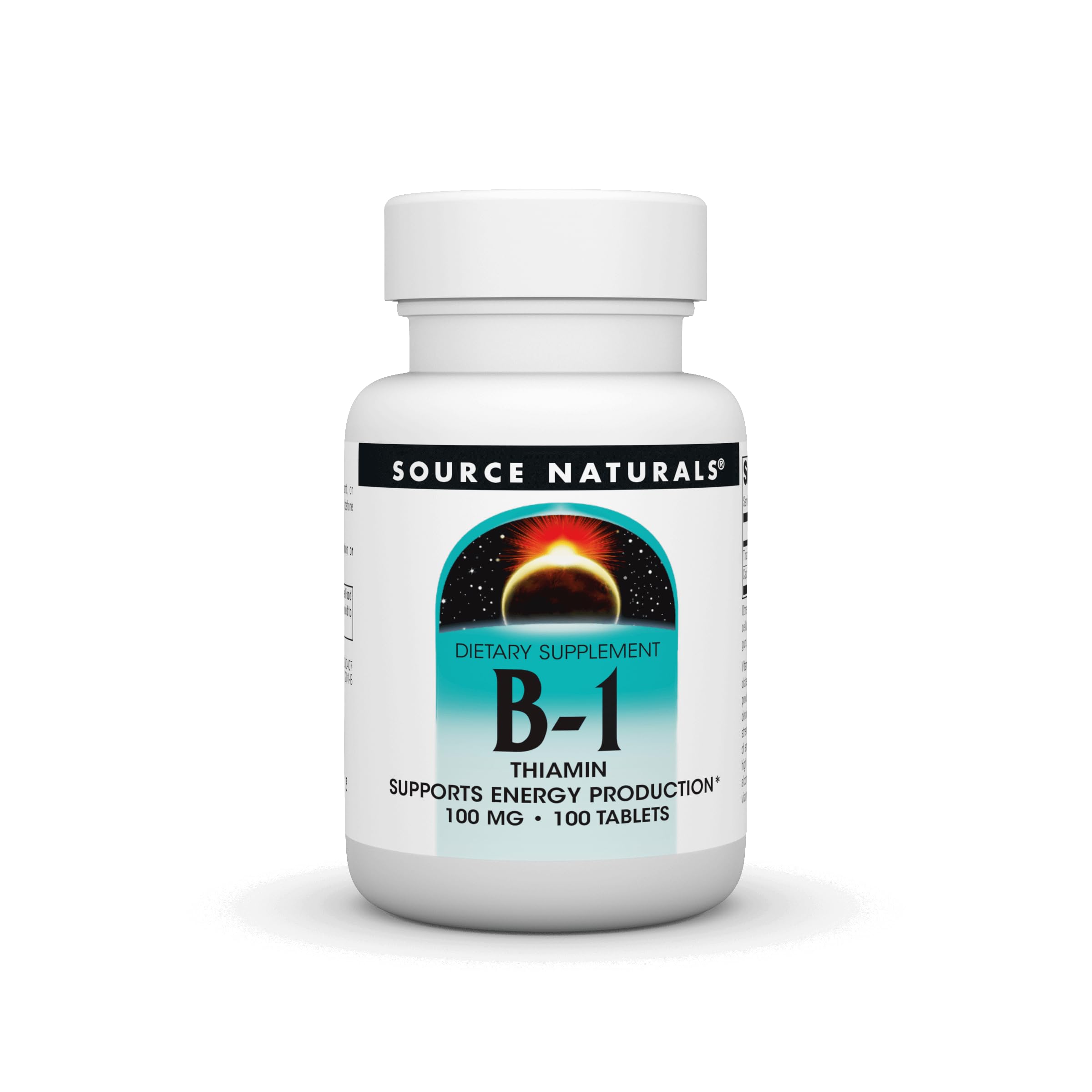 Algopix Similar Product 3 - Source Naturals Vitamin B1 Thiamin 100