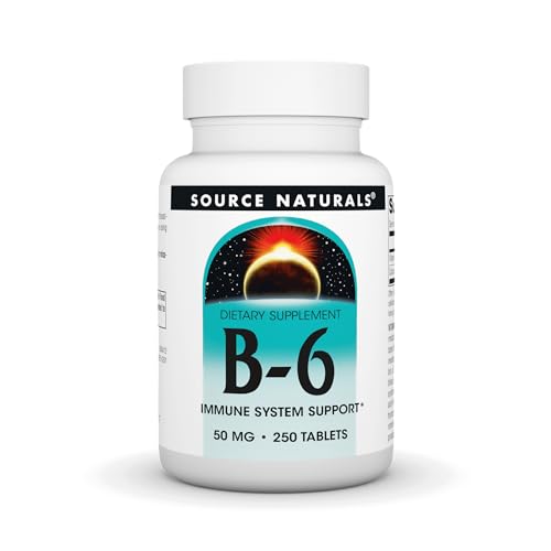 Algopix Similar Product 15 - Source Naturals Vitamin B6 Immune
