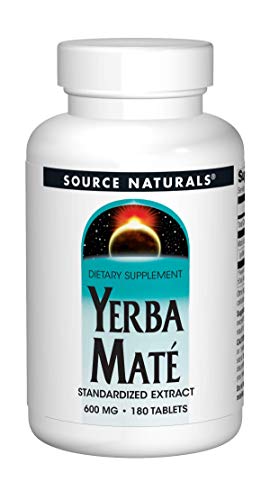 Algopix Similar Product 12 - Source Naturals Yerba Mate 600mg  180