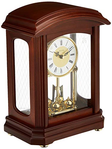 Algopix Similar Product 12 - Bulova B1848 Nordale Clock Walnut