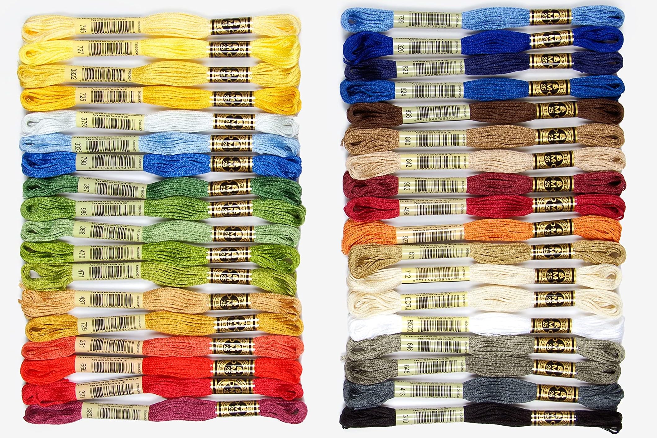 Algopix Similar Product 1 - DMC 117F25HDC Embroidery Floss Pack