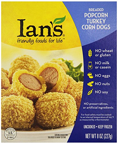 Algopix Similar Product 2 - Ians Natural Foods Corn Dogs Turkey