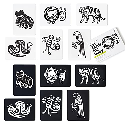 Algopix Similar Product 11 - Wee Gallery Art Cards for Baby Durable