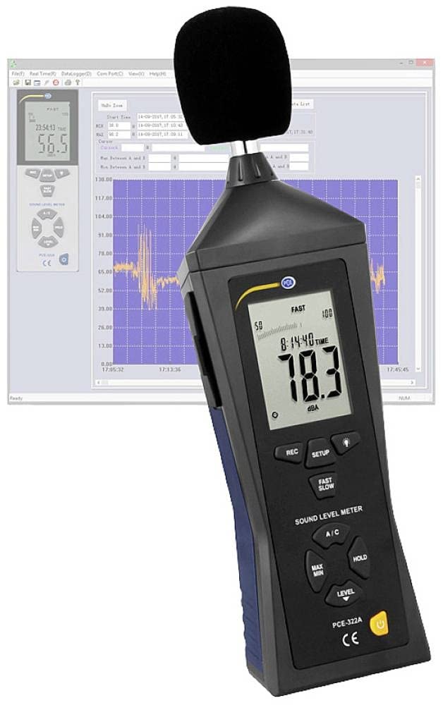 Algopix Similar Product 7 - PCE322A Sound Level Indicator Class II
