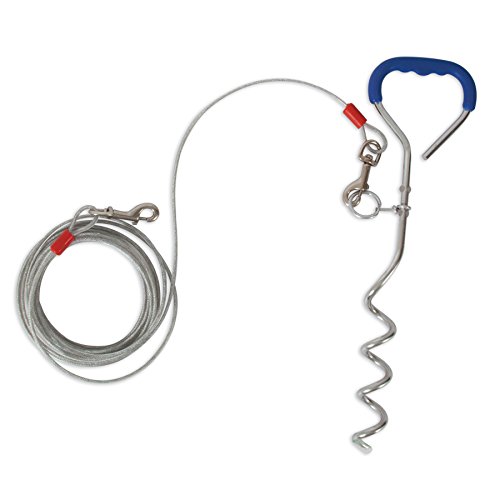 Algopix Similar Product 7 - Petmate Easyturn 18 Inch Spiral Stake