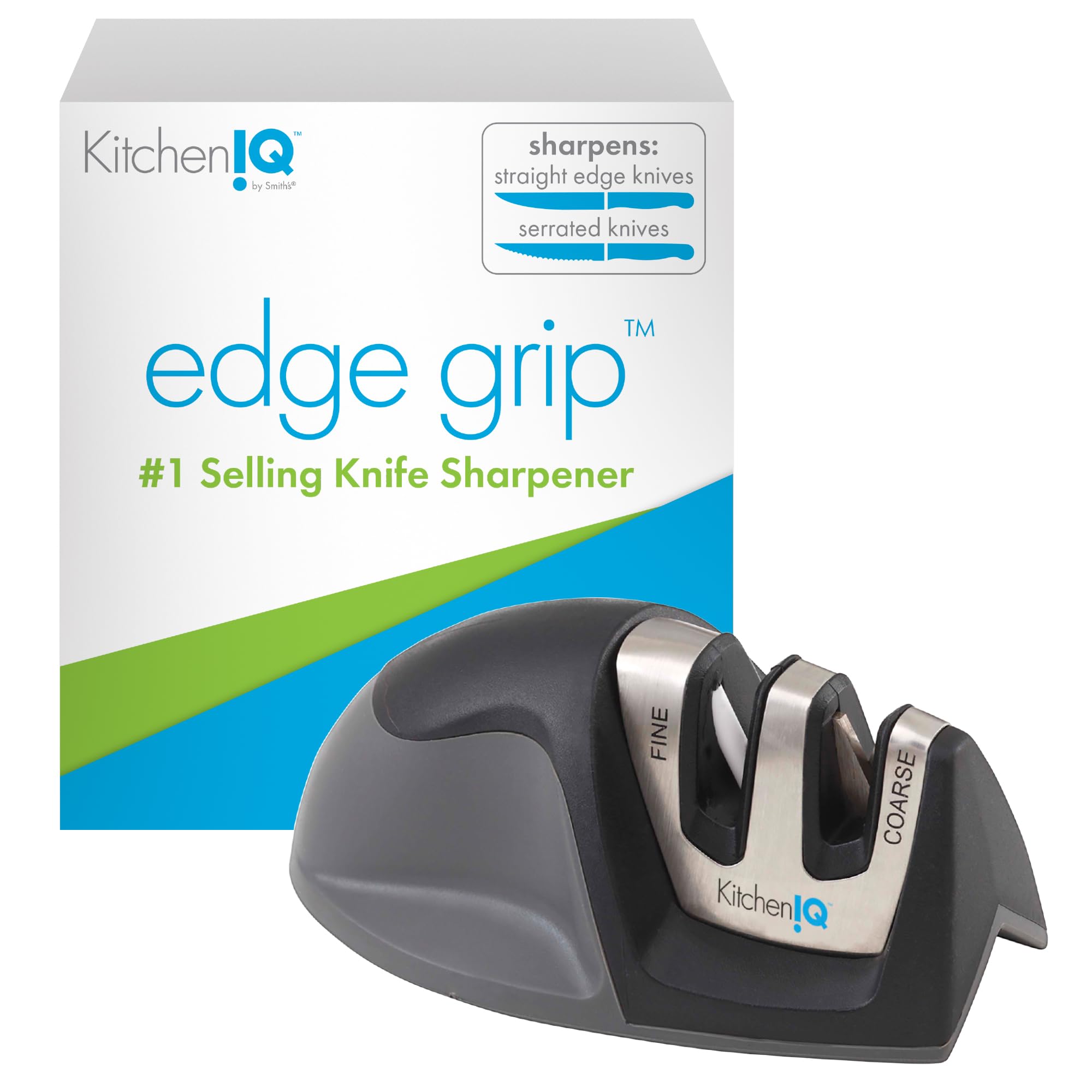 Algopix Similar Product 5 - KitchenIQ 50009 Edge Grip 2Stage Knife