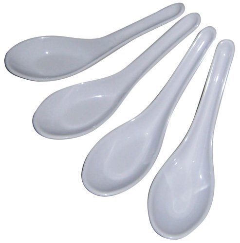 Algopix Similar Product 15 - Plastic Dining White Chinese Soup