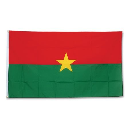 Algopix Similar Product 3 - Burkina Faso Large Flag - One Size