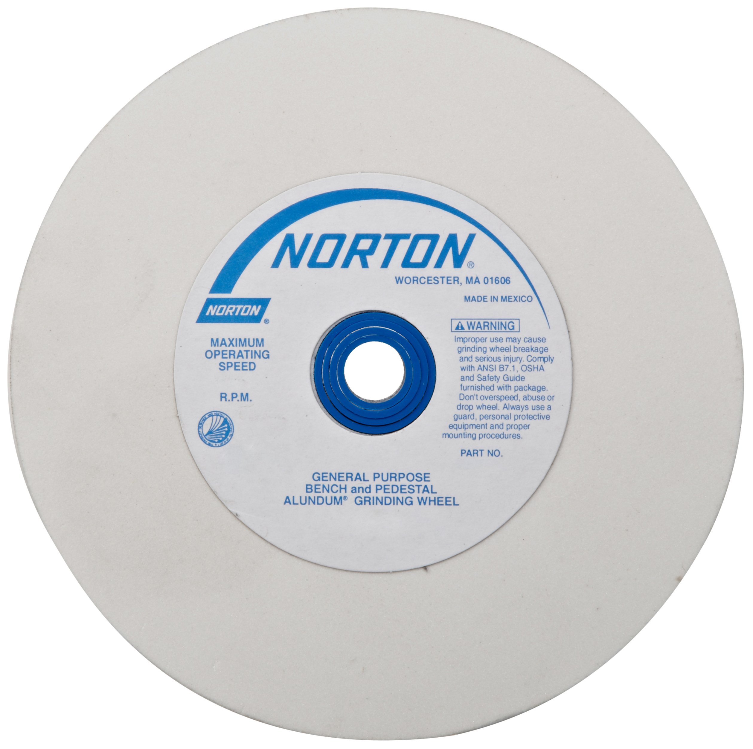 Algopix Similar Product 1 - Norton 6Inch Aluminum Oxide Grinding