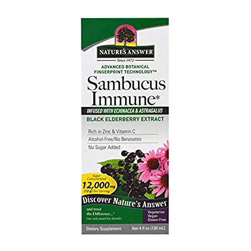 Algopix Similar Product 16 - Natures Answer Sambucus Immune