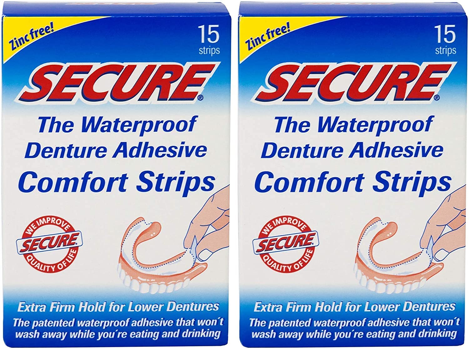 Algopix Similar Product 3 - Secure Comfort Strips Waterproof