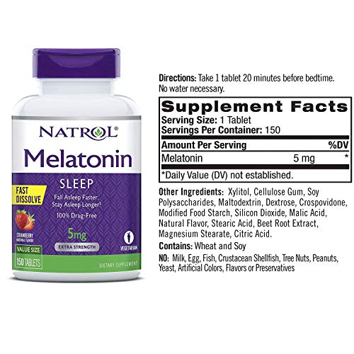 Algopix Similar Product 3 - Natrol Melatonin Sleep Support Tablet