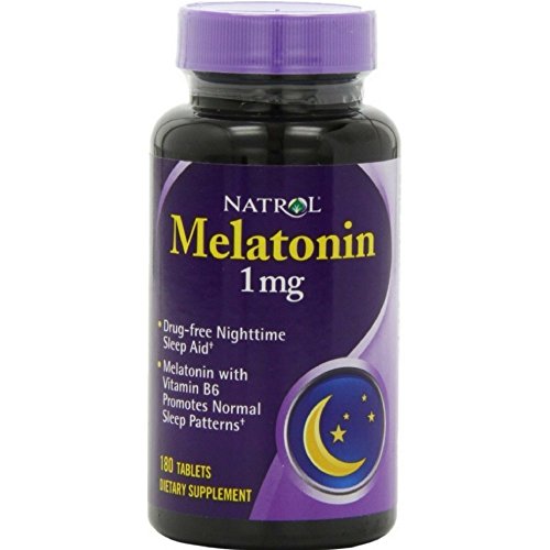 Algopix Similar Product 17 - Natrol Melatonin Tablets 1 mg 180 ea