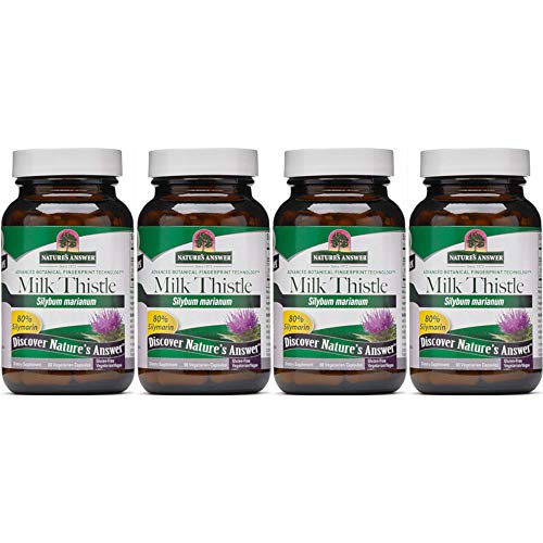 Algopix Similar Product 11 - Natures Answer Milk Thistle 60