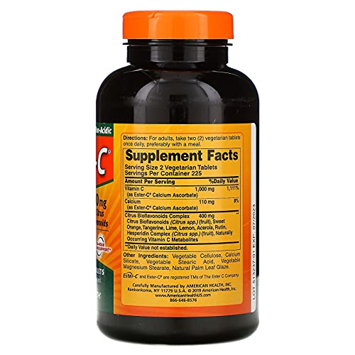 Algopix Similar Product 12 - American Health EsterC 500 WCIT BIO