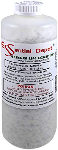 Algopix Similar Product 3 - Potassium Hydroxide Flakes KOH 2 lbs