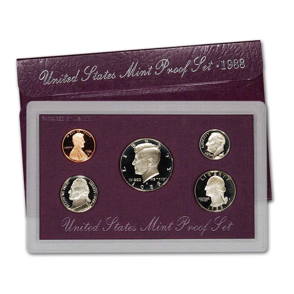 Algopix Similar Product 8 - 1988 S US Mint Proof Set Original