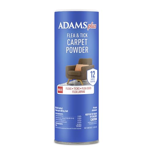 Algopix Similar Product 4 - ADAMS Plus Flea  Tick Carpet Powder