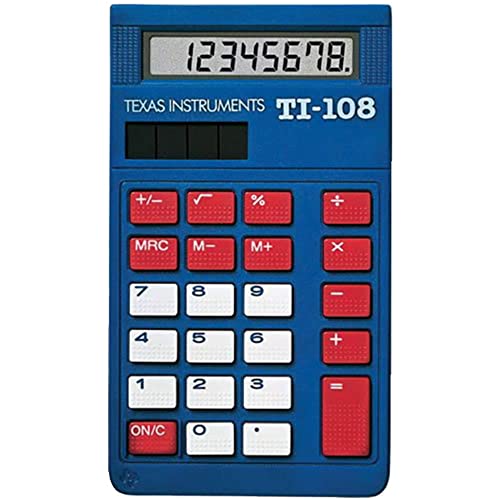 Algopix Similar Product 15 - TI-108 Elementary Calculator