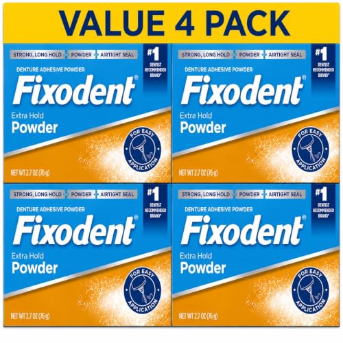 Algopix Similar Product 9 - Fixodent Extra Hold Denture Adhesive