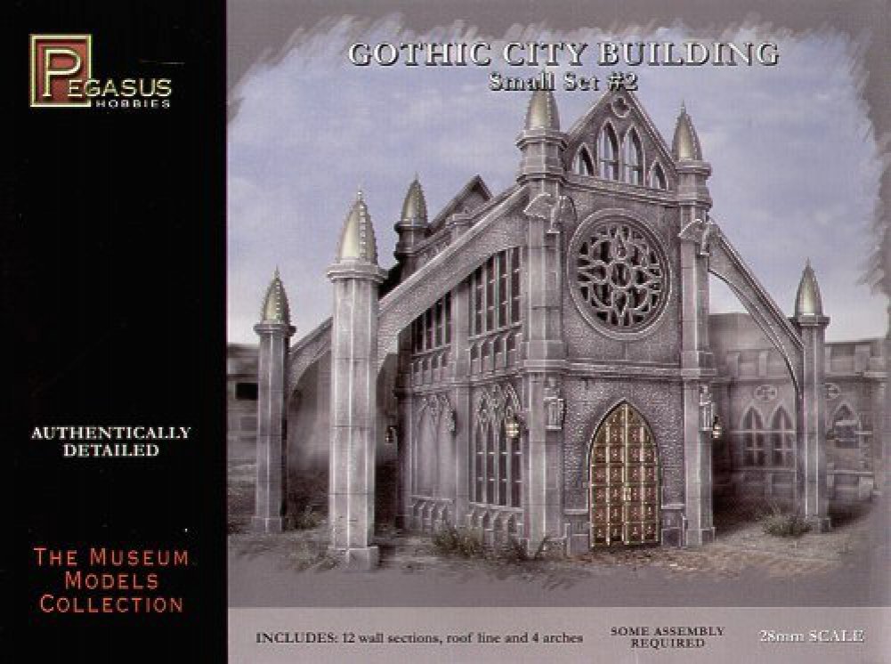 Algopix Similar Product 13 - Pegasus Hobby Gothic City Building