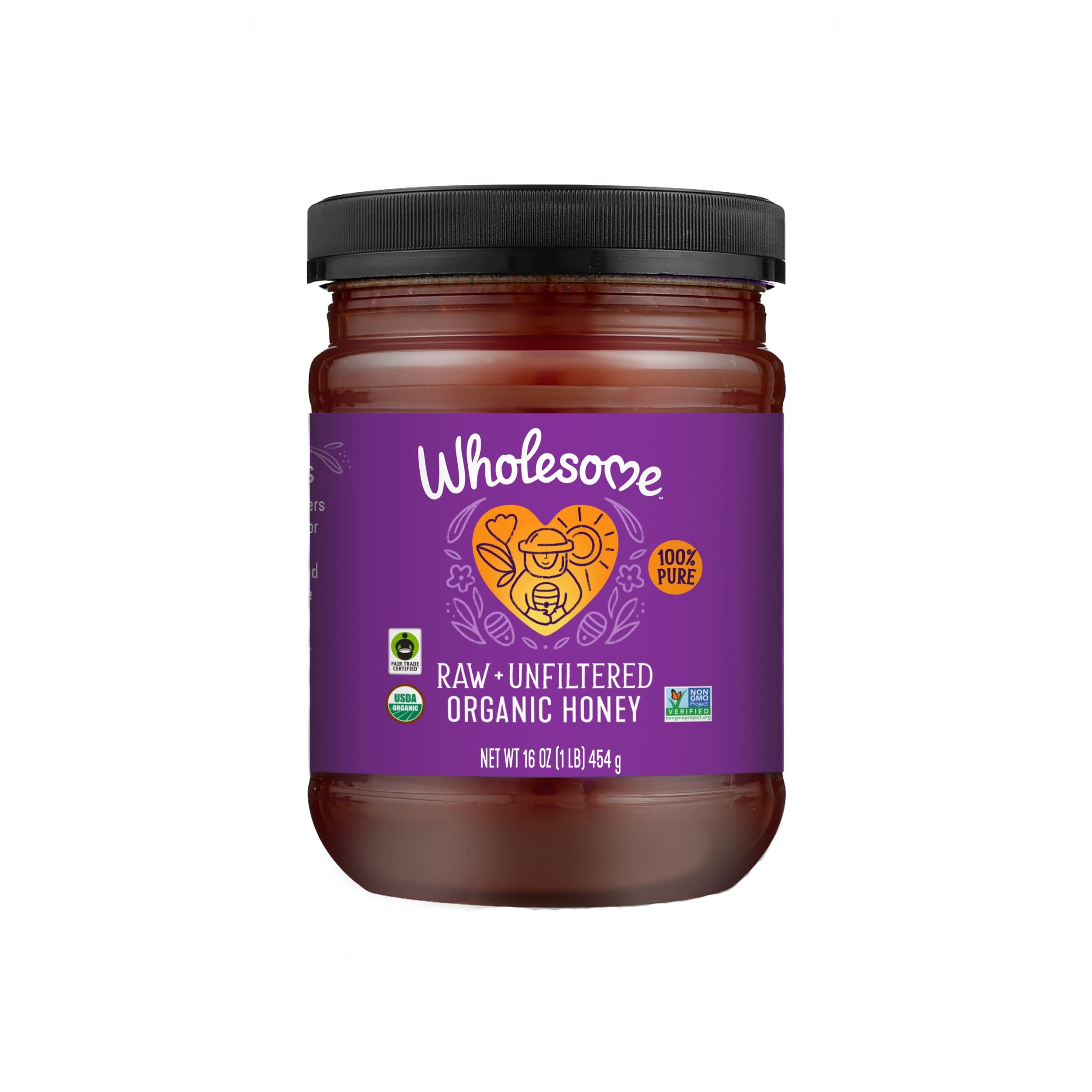 Algopix Similar Product 2 - Wholesome Organic Raw Unfiltered Honey