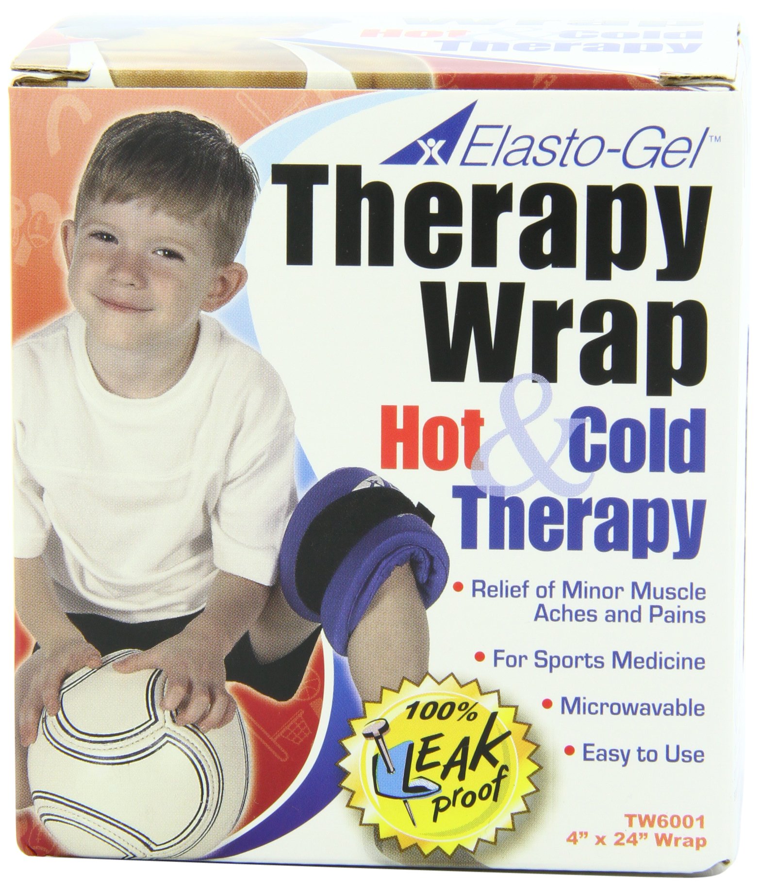 Algopix Similar Product 18 - Elasto Gel, Hot/Cold Wrap, 4" X 24"