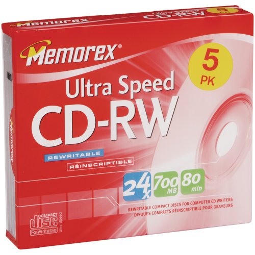 Algopix Similar Product 20 - MEM03426 - Memorex CD-RW Discs