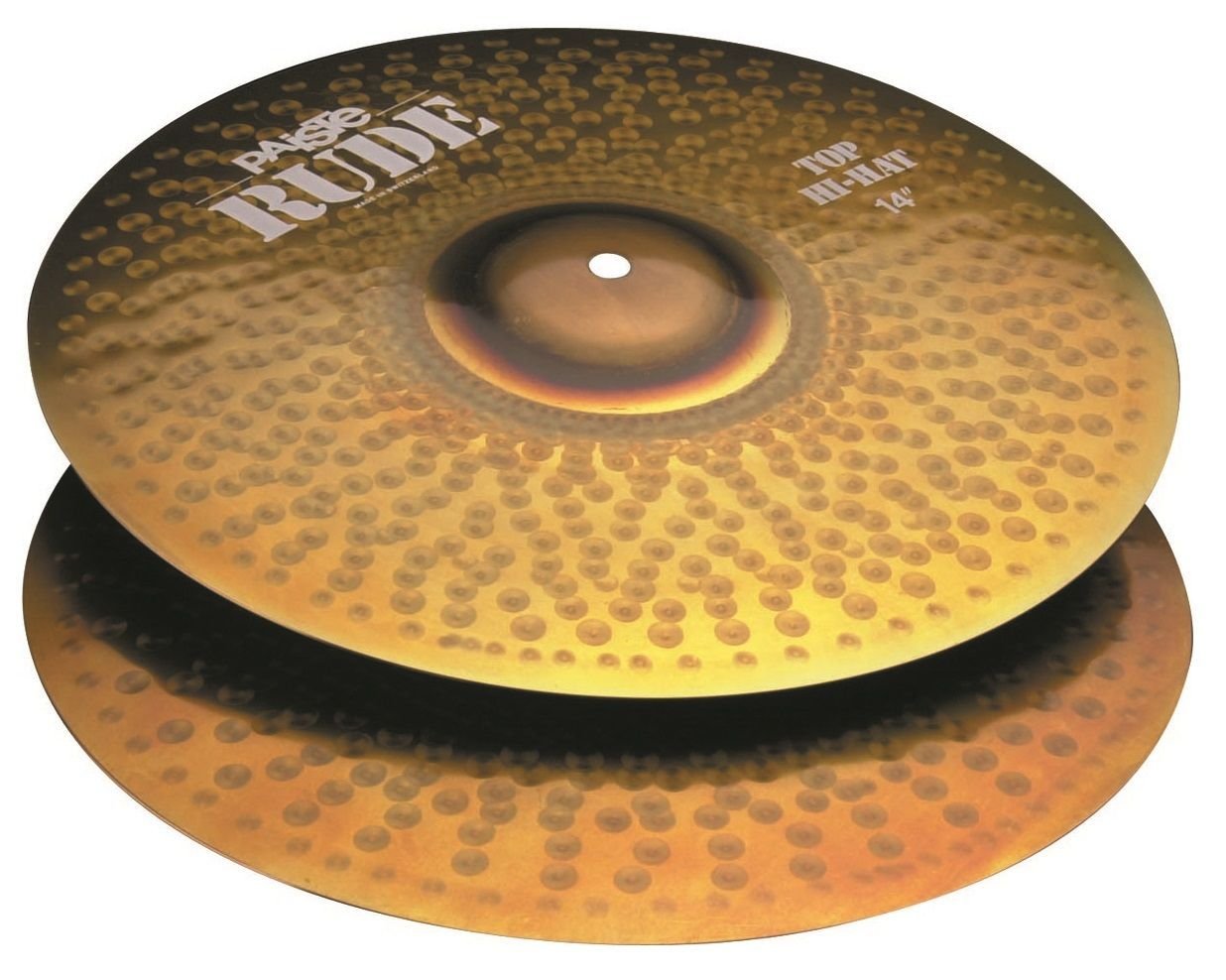 Algopix Similar Product 17 - Paiste 14 inch RUDE Hi-hat Top Cymbal