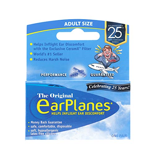 Algopix Similar Product 13 - EarPlanes Earplugs, 3 Pairs