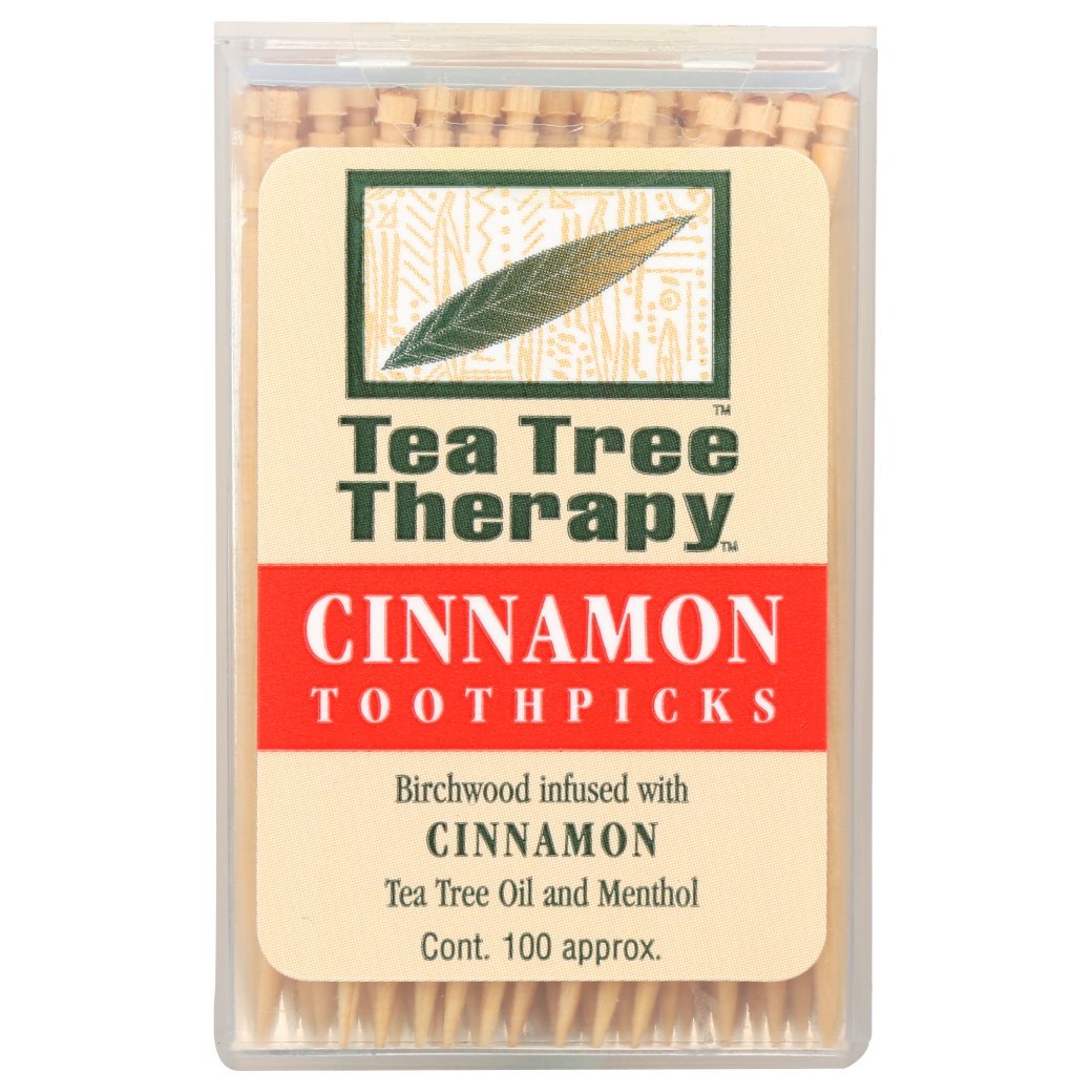 Algopix Similar Product 17 - Cinnamon Tea Tree Toothpicks 100ct