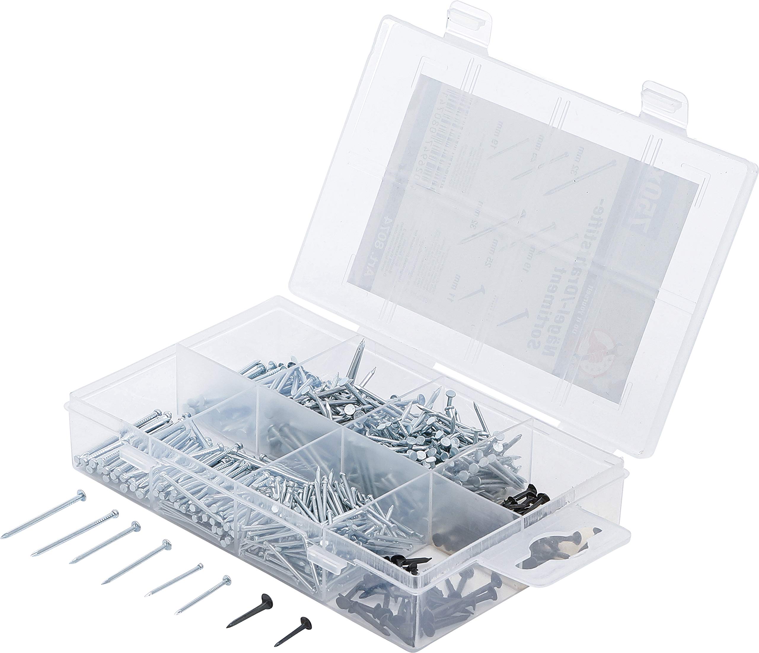 Algopix Similar Product 10 - Kraftmann 8074 Assorted Nails Brads