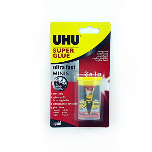 Algopix Similar Product 7 - Uhu Sekundenkleber blitzschnell Minis