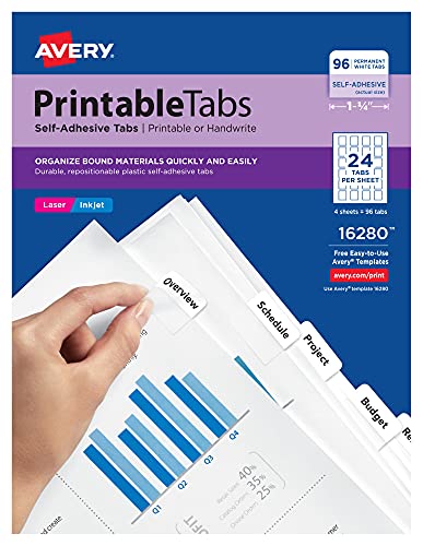 Algopix Similar Product 13 - Avery Printable SelfAdhesive Plastic